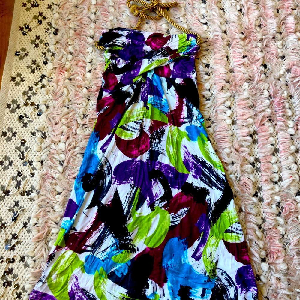 T-bags halter dress, size XS